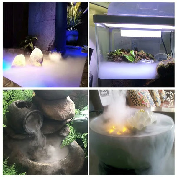 🌫️ Dekoratívny výrobník vodnej hmly s farebnými svetlami!