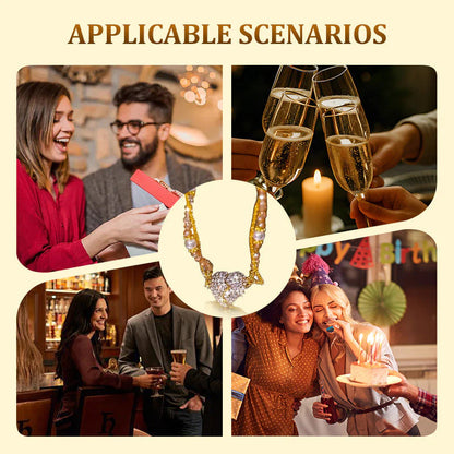 ❤️ Magnetna Ogrlica Srca – Simbol Miłości + Eleganca! 💫