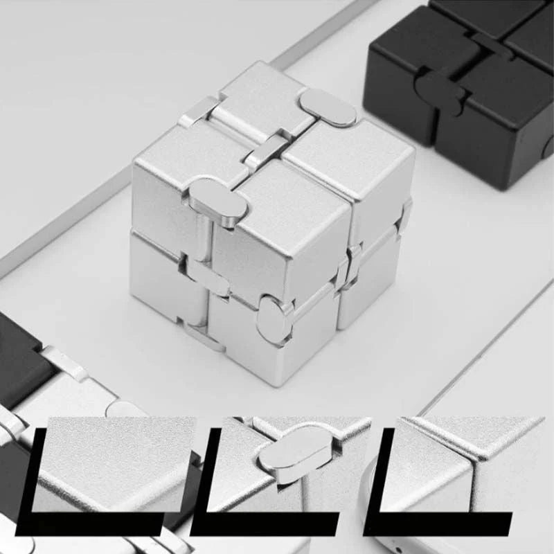 🔄 Neskončna kocka za lajšanje stresa – 360° vrtenje, sprostitev na vsakem koraku! 🧩