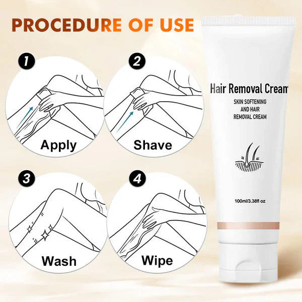 【🎁Kupite 1, dobite 1】Vsestranska, aromatična krema za odstranjevanje dlak z blago formulo