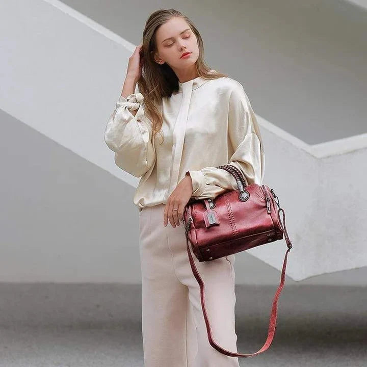 🎒Ženska usnjena torba velike prostornine