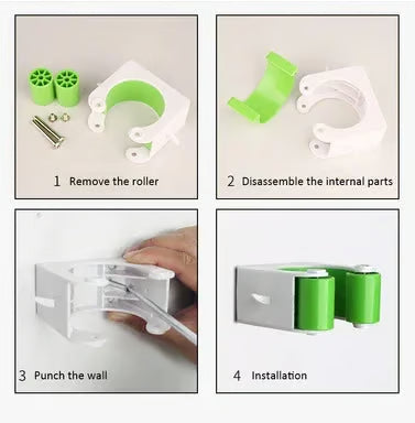 【🚲 z ukrivljeno zaponko za popolno prilagajanje pnevmatiki!】Shranjevanje na nosilcu za kolesa