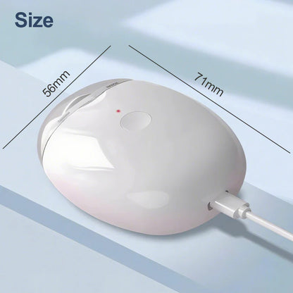 💅 Univerzalni brusilnik za nohtov: 3 hitrosti + LED svetloba – varno za celo družino!