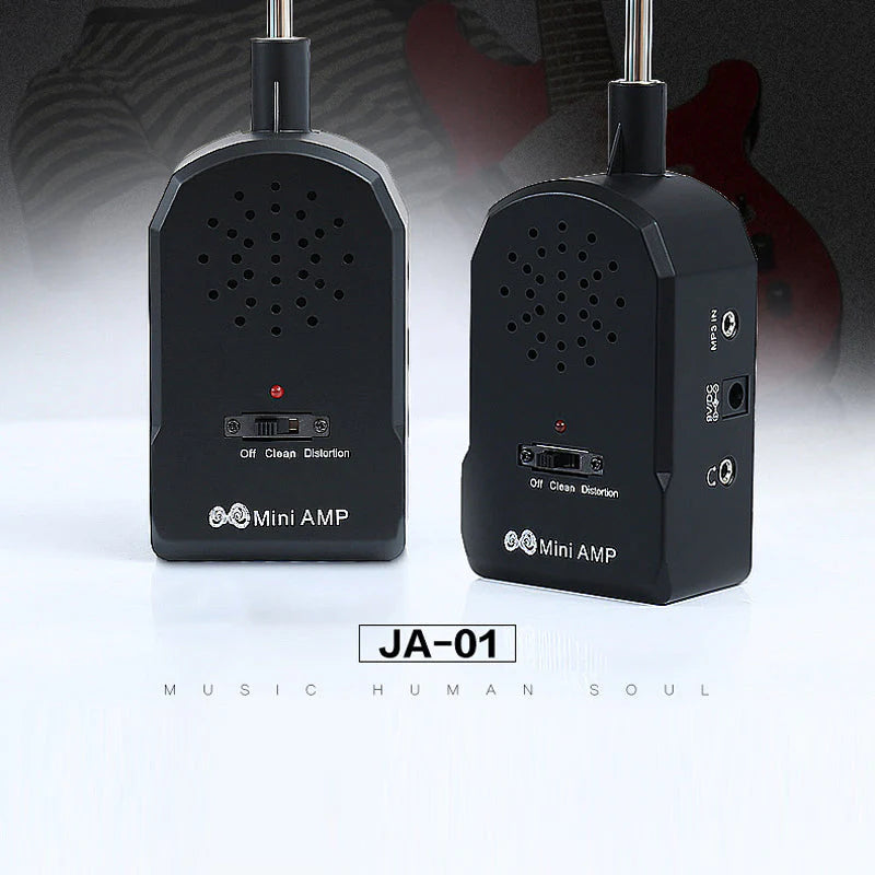 【🎶 Pripravljeno za uporabo kadarkoli in kjerkoli, takoj iz škatle!】Komplet mini prenosnega ojačevalnika za električno kitaro