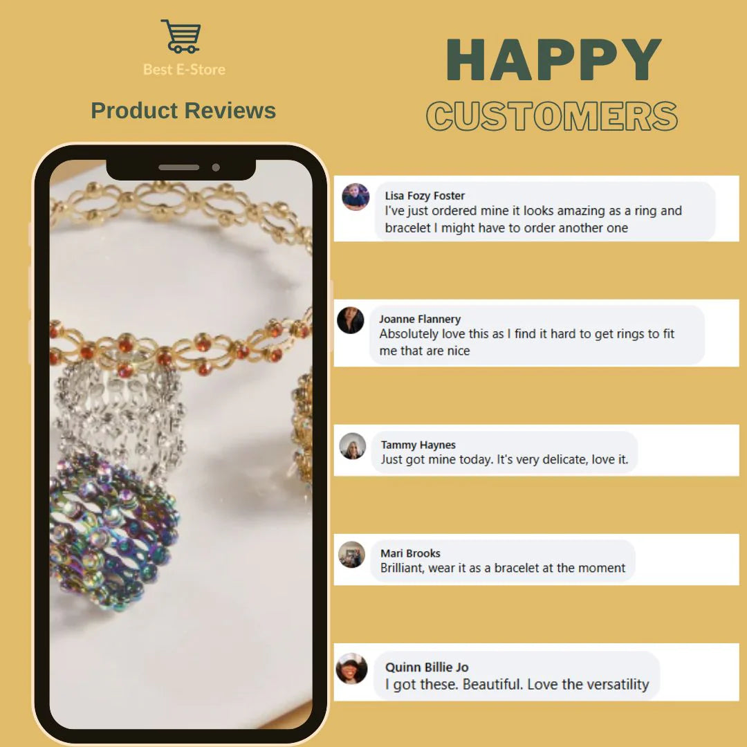 💍 2v1 Zapestnica + Prstan – Blešči CZ Diamanti + Nastavljiv Kroj! ✨