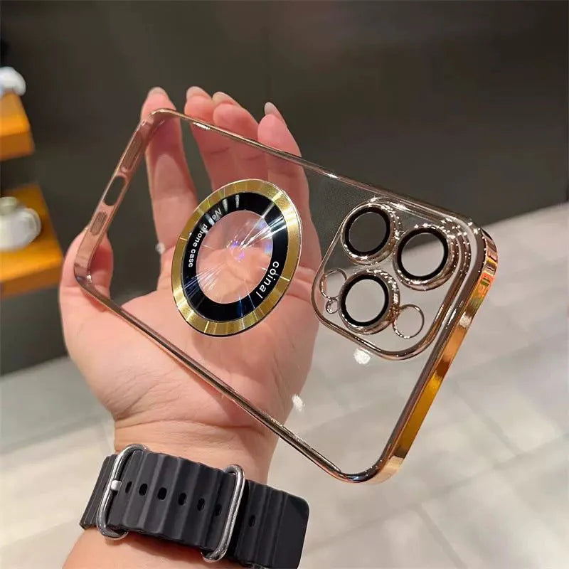 Prozoren magnetni ovitek za iPhone