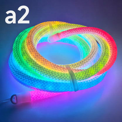 💡 Tkana LED-neonska vrvica “Dragon Scale”! ✨