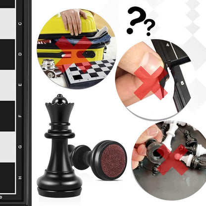 ♟️ Magnetni šah s zložljivo desko – igrajte kjerkoli! ✨