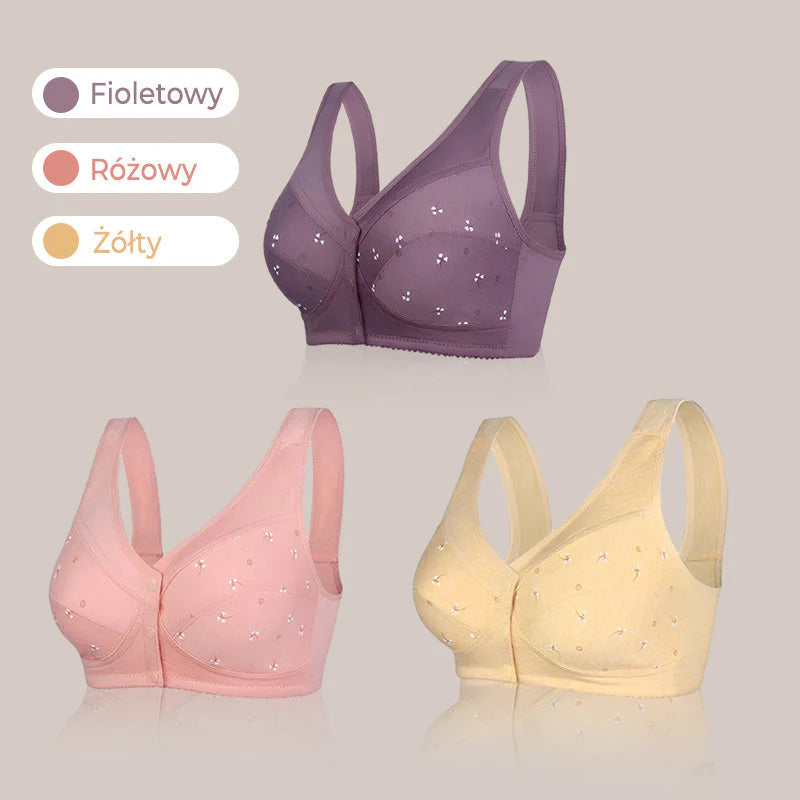 【🎁Drugi kos gratis】Modrček z zapenjanjem spredaj