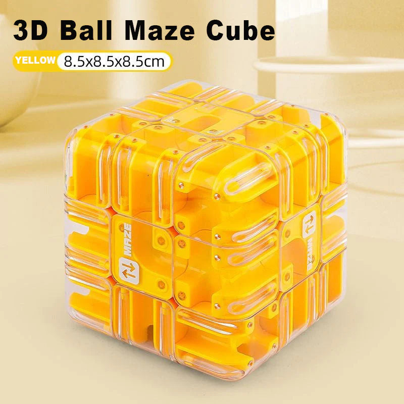 【✍🏻 ki spodbuja koncentracijo in prostorsko zaznavanje】Zabavna 3D kockasta sestavljanka labirint