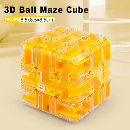 【✍🏻 ki spodbuja koncentracijo in prostorsko zaznavanje】Zabavna 3D kockasta sestavljanka labirint