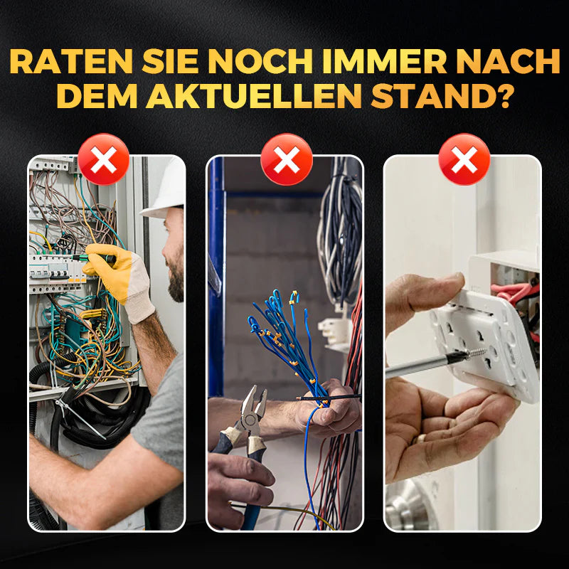 【🔧Majhen in prenosen, enostaven za prenašanje s seboj!】Brezkontaktni tester napetosti z LCD zaslonom