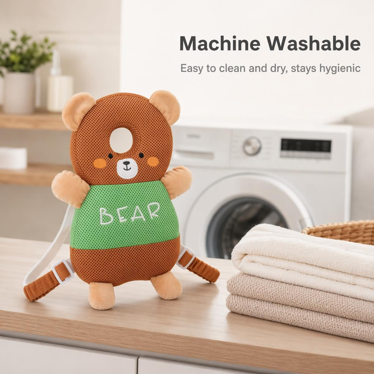 🧸 Otroška blazina za zaščito glave – varnost pri prvih korakih! ✨