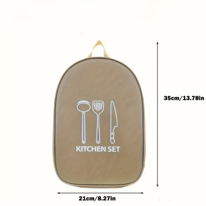 🍖✨Torba za organizacijo kuhinjskih pripomočkov za uporabo na prostem – tkanina Oxford, velika prostornina, trpežna in prenosna (idealna za kampiranje in žare)