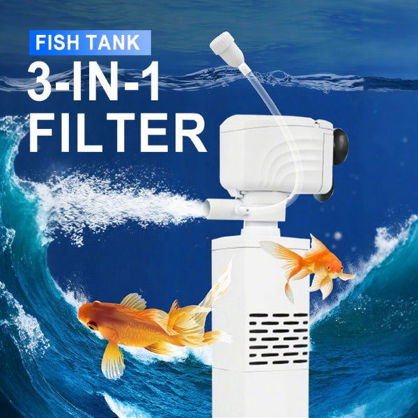🌊 Tihi filter za akvarij 3 v 1 – čista voda brez hrupa! 🐠