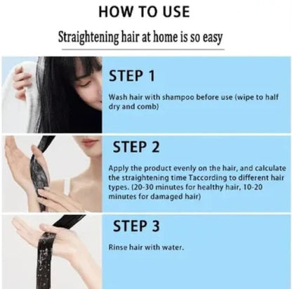 【🎁Kupite 1  dobite 1】Krema za ravnanje las s svilo in keratinom