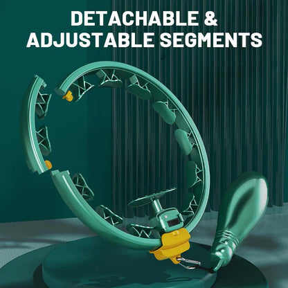 【🥰Idealna izbira za domači fitnes!】Pametni nastavljivi masažni obroč Hula Hoop