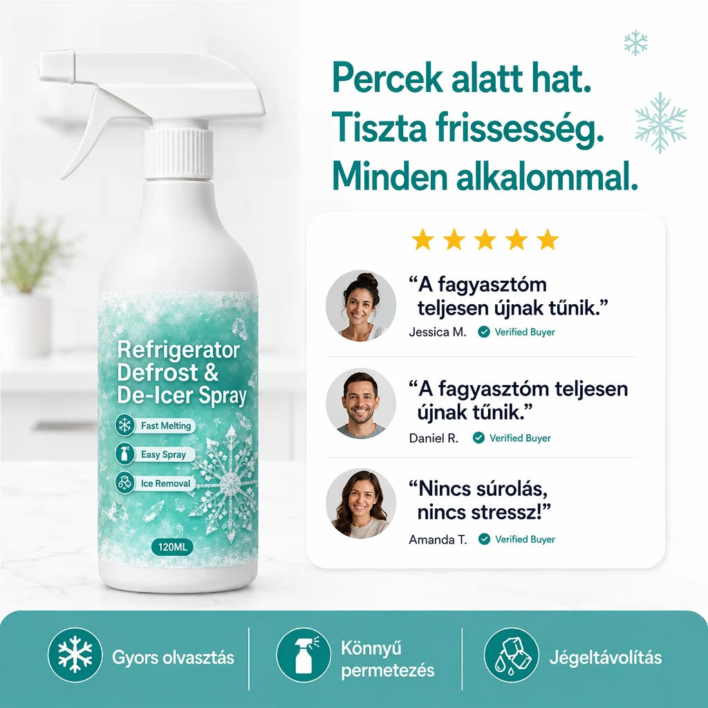 💨 Spray za hitro odmrzovanje hladilnika! ✨