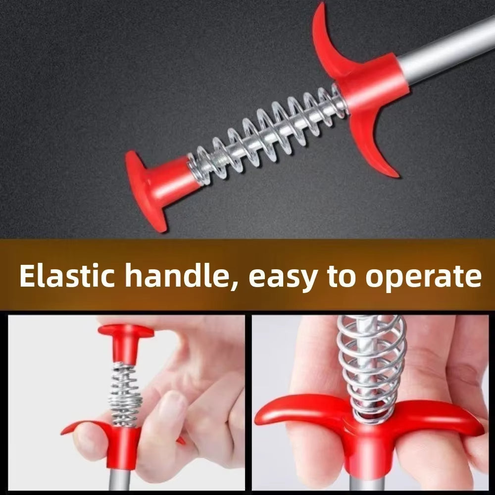 🪠🔧Kremčasti odtočni filter s štirikrakim orodjem za ekstrakcijo