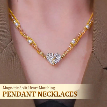 ❤️ Magnetna Ogrlica Srca – Simbol Miłości + Eleganca! 💫