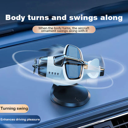 【🔥Drugi kos brezplačen】Božični okraski v obliki letala na sončno energijo