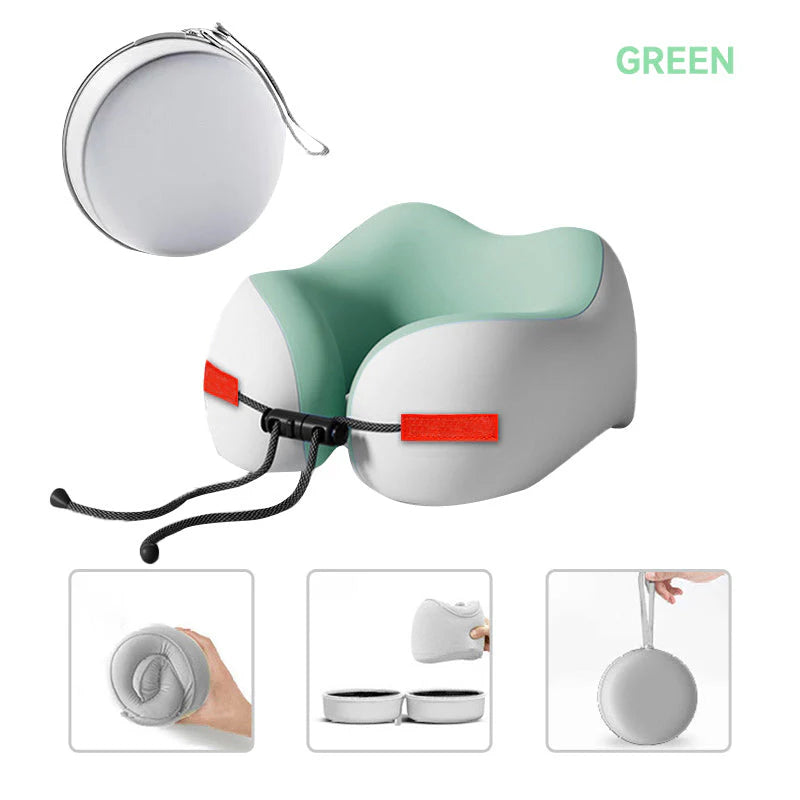 【🎁Brezplačna škatla za shranjevanje】Vzglavnik za vrat iz spominske pene v obliki črke U