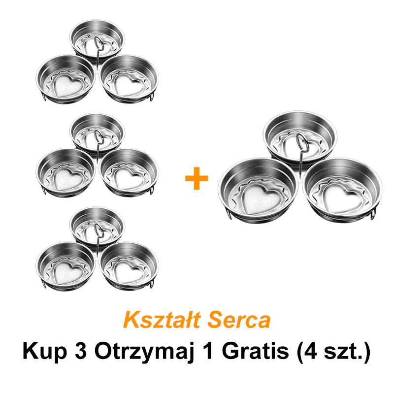 Kuhalnik za jajca iz nerjavečega jekla 304