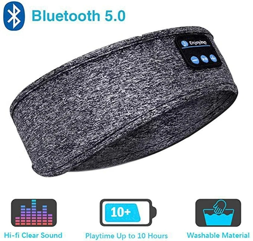 🎶Bluetooth 5.0 slušalke z naglavnim trakom za spanje - glasba, udobje in globok spanec😴