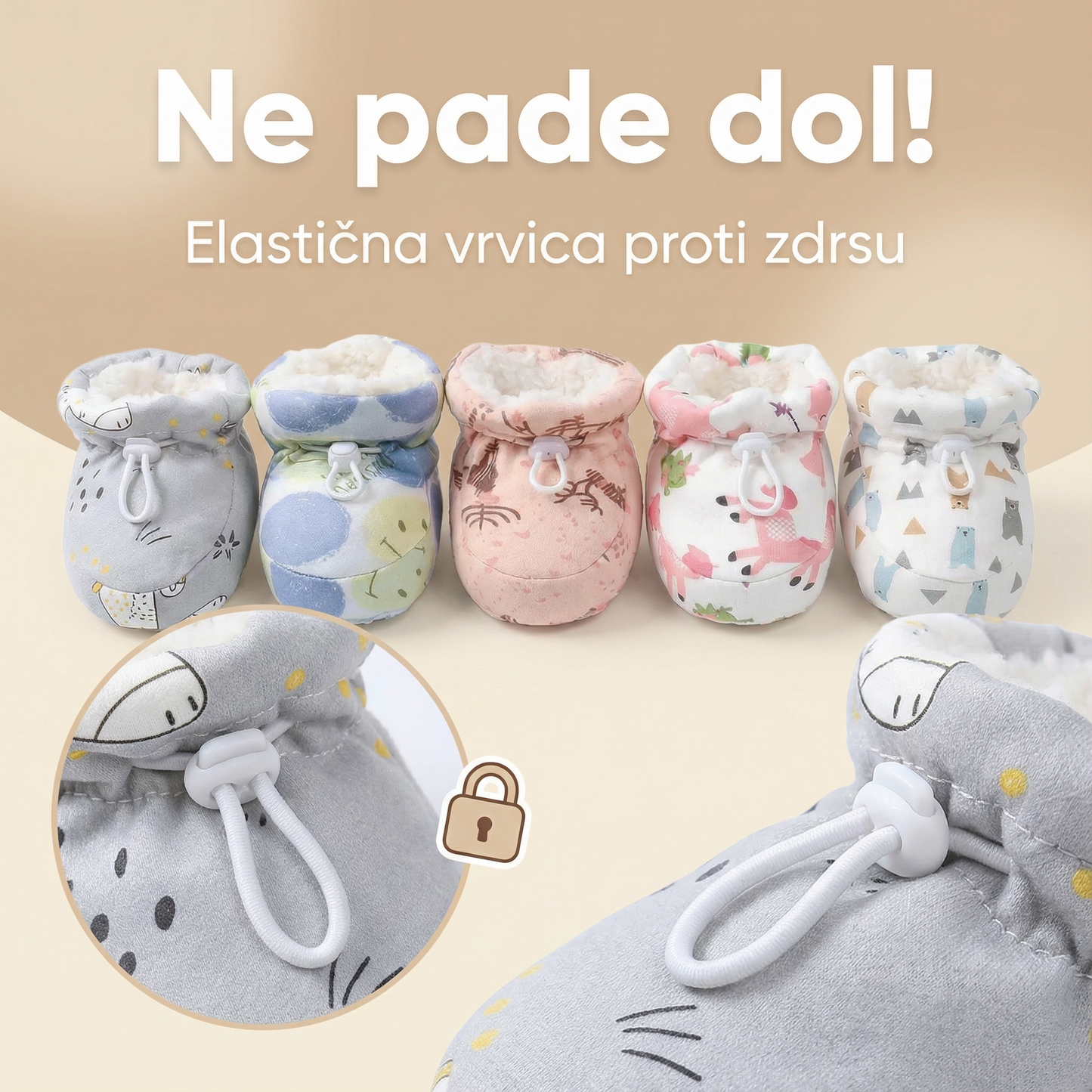 【👶 360° mehka obloga za stopala, vpija znoj in vas greje】Topli krzneni otroški škornji