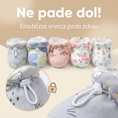 【👶 360° mehka obloga za stopala, vpija znoj in vas greje】Topli krzneni otroški škornji