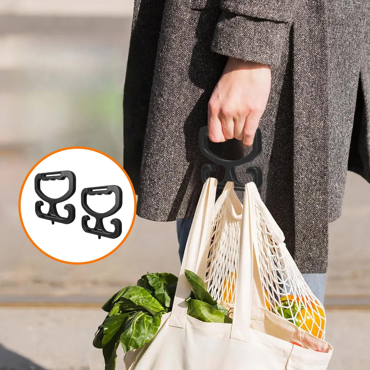 【🔥Kupite enega dobite enega gratis!🔥 】Ročaj nakupovalne vrečke – Konec bolečih prstov!