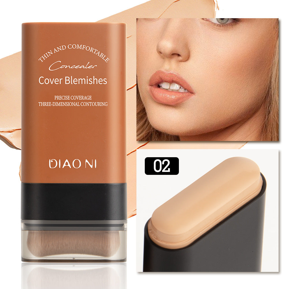 (🔥Kupite 1, dobite 1 gratis🔥)✨2025 Instant Concealing Foundation Stick z vgrajenim čopičem