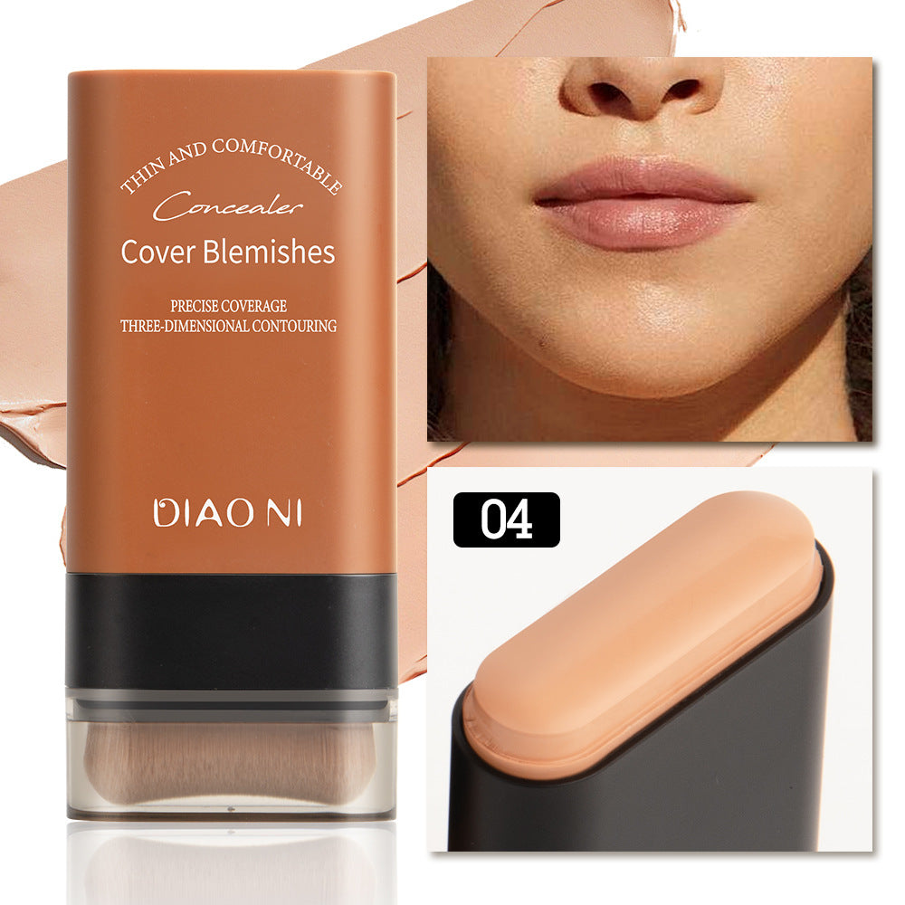 (🔥Kupite 1, dobite 1 gratis🔥)✨2025 Instant Concealing Foundation Stick z vgrajenim čopičem