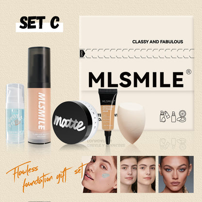 💥Kupite 1 tekoči puder in dobite 1 gratis!✨Mat puder v prahu za nadzor nad oljnatostjo in vlaženje korekcijske podlage