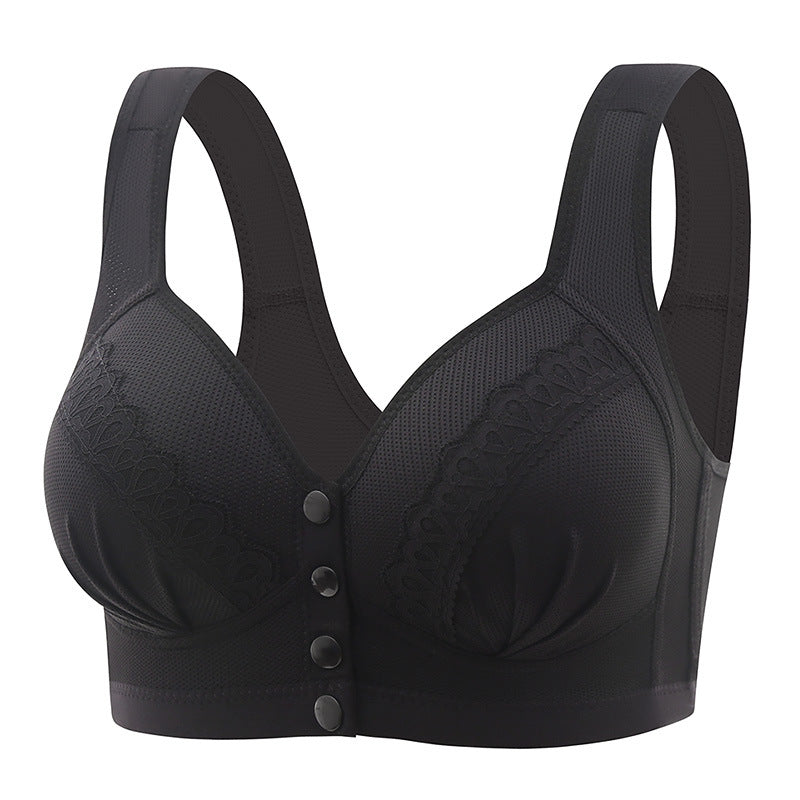 🤩Drugi izdelek -40%🤩Bombažni modrček z zapenjanjem spredaj, zračen in prijazen do kože 【1+1 brezplačno】