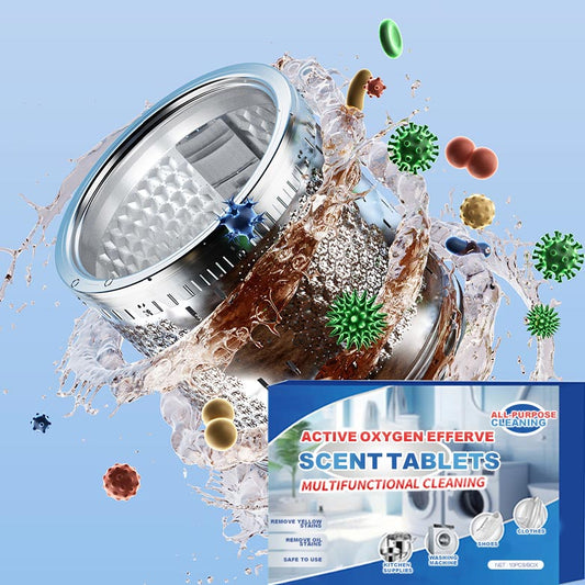 【🎁Več ko kupite, več popustov dobite】Univerzalne šumeče čistilne tablete z aktivnim kisikom