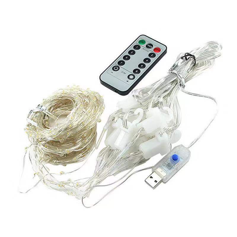 【💡Doda čar vsakemu notranjemu prostoru!】Luči za zavese