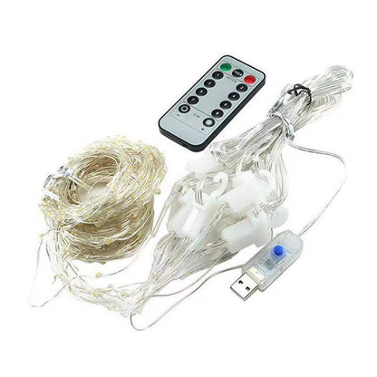 【💡Doda čar vsakemu notranjemu prostoru!】Luči za zavese