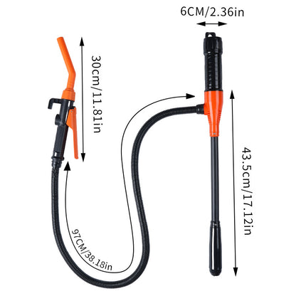 【⛽ Enostavno prenašajte gorivo ali tekočine brez dvigovanja】Prenosna baterijska črpalka