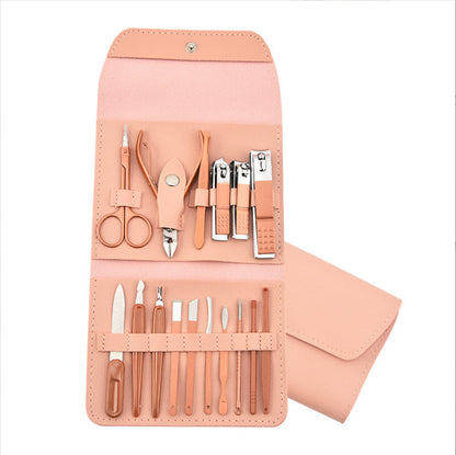 【💅 Ni treba iti v salon, lahko si privoščite razvajanje kar doma!】Komplet za nego nohtov 16 kosov (10 barv)