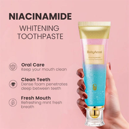 （🔥Kupite 1, dobite 1 gratis🔥）Set zobne paste za beljenje z niacinamidom