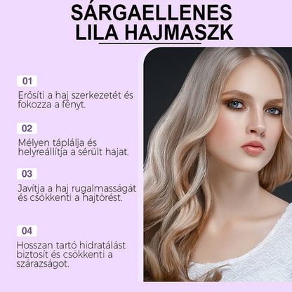 【🔥Kupite 1 dobite 1 gratis🔥】Vijolična maska za blond lase – odstranjuje rumene tone, vrača sijaj in ščiti barvo