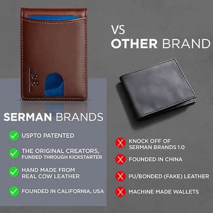 💳Moška denarnica z RFID blokado in režo za AirTag – ročno izdelana usnjena denarnica z držalom za kartice s hitrim dostopom in veliko prostornino