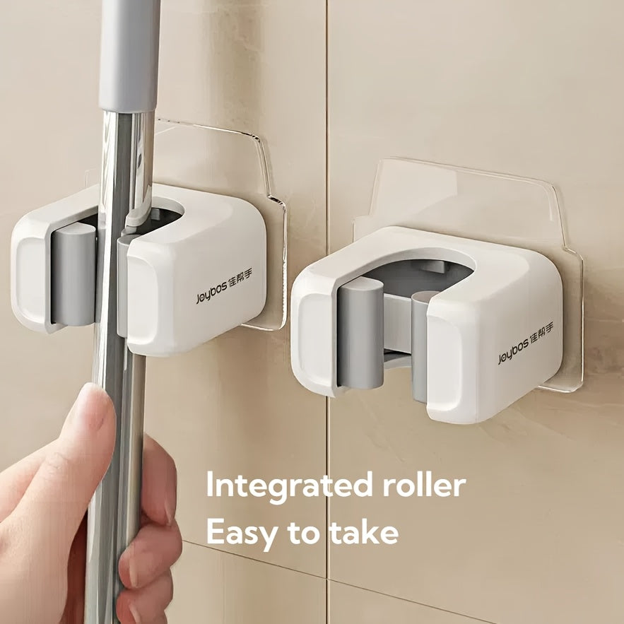 【🎁Več ko kupite, več popustov dobite】Držalo za mop brez vrtanja za kopalnico