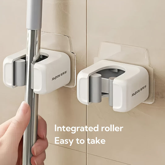 【🎁Več ko kupite, več popustov dobite】Držalo za mop brez vrtanja za kopalnico