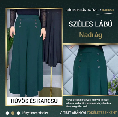 👖 Udobne široke hlače z naborki – Brez likanja, vedno elegantne!  🌿