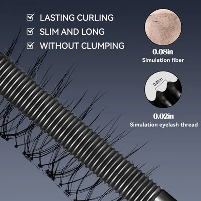 【🎁Več ko kupite, več popustov dobite】Vodoodporna in na znoj odporna maskara za podaljševanje in privijanje las