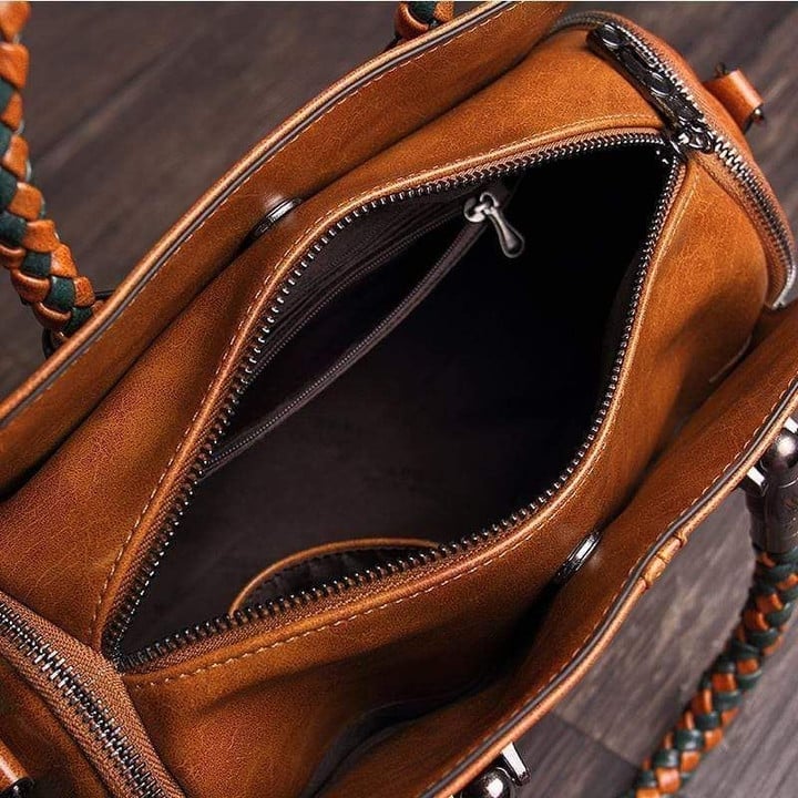 🎒Ženska usnjena torba velike prostornine