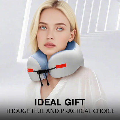 【🎁Brezplačna škatla za shranjevanje】Vzglavnik za vrat iz spominske pene v obliki črke U