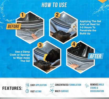 🧽 Gel Za Odstranjevanje Plesni – Brez Škrapanja, Varna In Učinkovita! 🦠